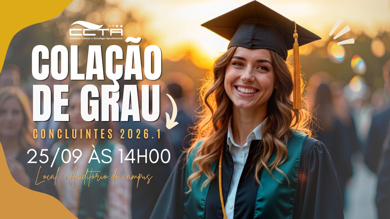 Colação de Grau - Período letivo 2026.1