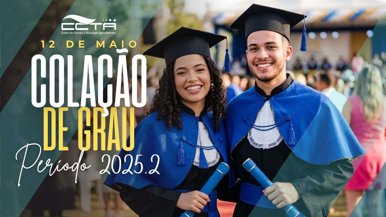 Colação de Grau - Período letivo 2025.2