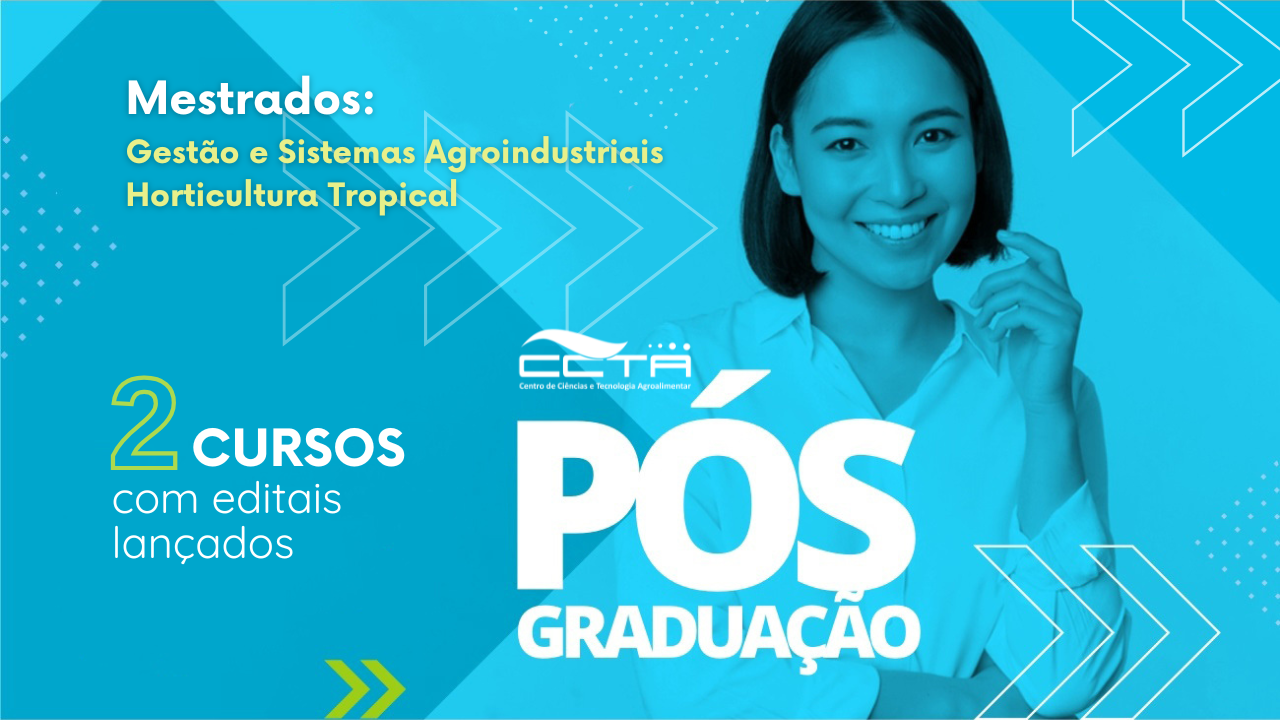 Seleções para Mestrados no CCTA